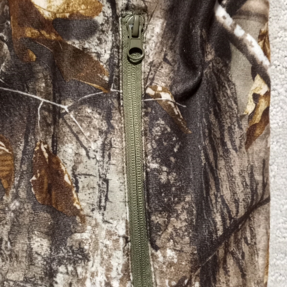 Scent Lok Full Season Base Layer Realtree Fleece Camo Jacket Mens Size Large - Picture 11 of 16
